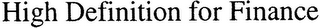 HIGH DEFINITION FOR FINANCE logo