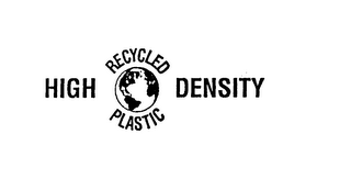 HIGH DENSITY RECYCLED PLASTIC logo