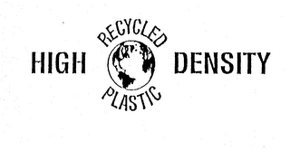 HIGH DENSITY RECYCLED PLASTIC logo