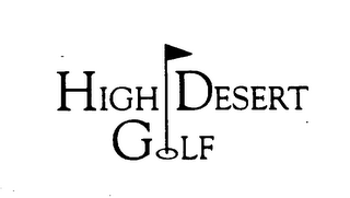 HIGH DESERT GOLF logo
