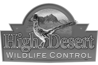 HIGH DESERT WILDLIFE CONTROL logo