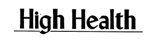 HIGH HEALTH logo