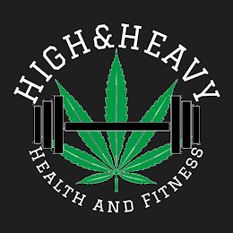 HIGH & HEAVY HEALTH AND FITNESS logo