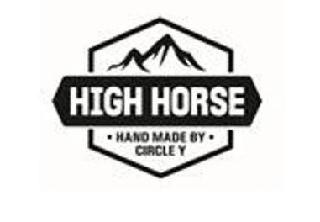 HIGH HORSE • HAND MADE BY • CIRCLE Y logo