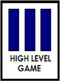 HIGH LEVEL GAME logo