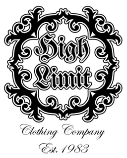 HIGH LIMIT CLOTHING COMPANY EST.1983 logo