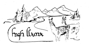 HIGH LLAMA logo