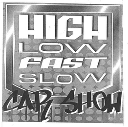 HIGH LOW FAST SLOW CAR SHOW logo