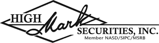 HIGH MARK SECURITIES, INC. MEMBER NASD/SIPC/MSRB logo
