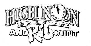 HIGH NOON SALOON AND RIB JOINT logo