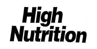 HIGH NUTRITION logo