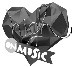 HIGH ON MUSIC logo