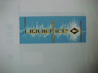 HIGH PERFORMANCE DRINK ENERGY DRINK LIQUID ICE & DESIGN logo