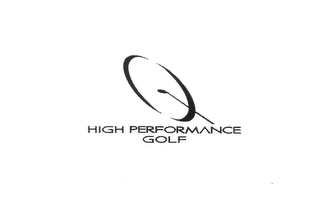 HIGH PERFORMANCE GOLF logo