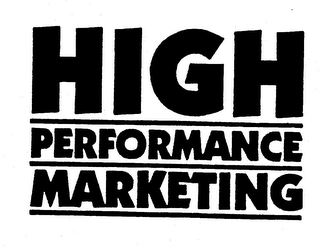 HIGH PERFORMANCE MARKETING logo