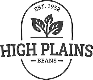 HIGH PLAINS BEANS EST. 1952 logo