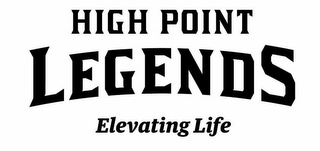 HIGH POINT LEGENDS ELEVATING LIFE logo
