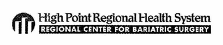 HIGH POINT REGIONAL HEALTH SYSTEM REGIONAL CENTER FOR BARIATRIC SURGERY logo