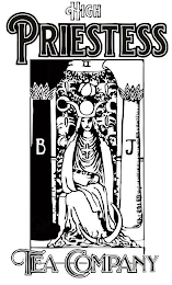 HIGH PRIESTESS TEA COMPANY B J II logo