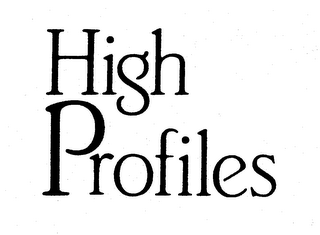 HIGH PROFILES logo