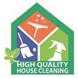 HIGH QUALITY HOUSE CLEANING logo