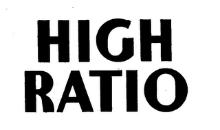 HIGH RATIO logo