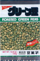 HIGH ROASTED GREEN PEAS KASUGAI logo