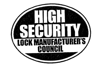 HIGH SECURITY LOCK MANUFACTURER'S COUNCIL logo