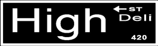 HIGH ST DELI 420 logo