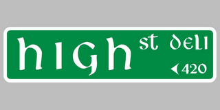 HIGH ST DELI 420 logo