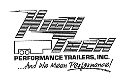 HIGH TECH PERFORMANCE TRAILERS, INC...AND WE MEAN PERFORMANCE! logo