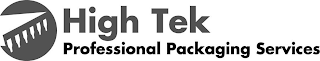 HIGH TEK PROFESSIONAL PACKAGING SERVICES logo