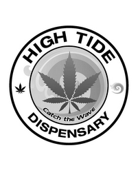 HIGH TIDE DISPENSARY CATCH THE WAVE logo