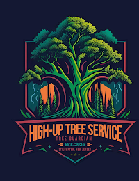 HIGH-UP TREE SERVICE TREE GUARDIAN EST. 2024 STILLWATER, NEW JERSEY logo