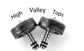 HIGH VALLEY TOPS HALF DOLLAR logo