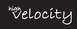 HIGH VELOCITY logo