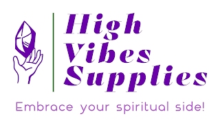 HIGH VIBES SUPPLIES EMBRACE YOUR SPIRITUAL SIDE! logo