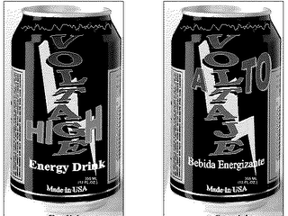 HIGH VOLTAGE ENERGY DRINK logo