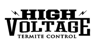 HIGH VOLTAGE TERMITE CONTROL logo