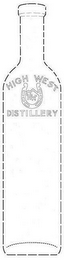HIGH WEST DISTILLERY HW logo