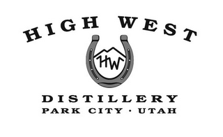 HIGH WEST HW DISTILLERY PARK CITY · UTAH logo