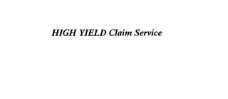 HIGH YIELD CLAIM SERVICE logo