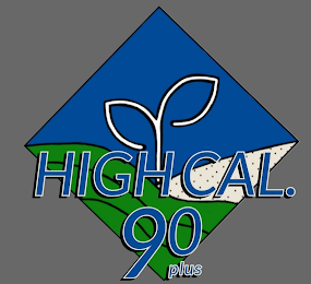HIGHCAL. 90 PLUS logo