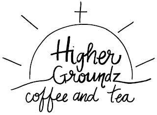 HIGHER GROUNDZ COFFEE AND TEA logo