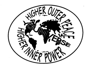 HIGHER OUTER PEACE YOUNIVERSE HIGHER INNER POWER logo