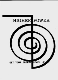 HIGHER POWER GET YOUR ENERGY LEVEL UP logo
