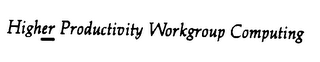 HIGHER PRODUCTIVITY WORKGROUP CAMPUTING logo