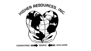 HIGHER RESOURCES, INC. CONNECTING PEOPLE WITH HOPE logo