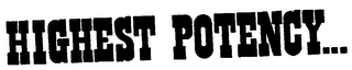 HIGHEST POTENCY... logo