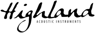 HIGHLAND ACOUSTIC INSTRUMENTS logo